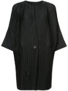 Pleats Please By Issey Miyake Arare Coat - Black