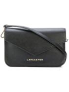 Lancaster - Fold Over Cross Body Bag - Women - Leather - One Size, Black, Leather