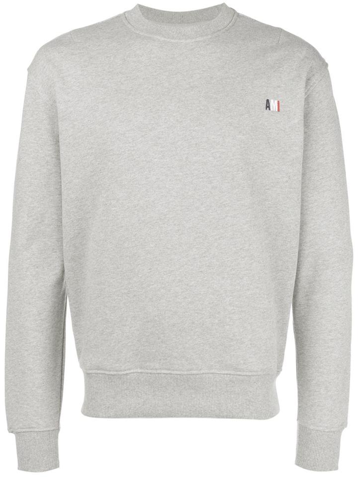 Ami Alexandre Mattiussi Sweatshirt Bsr Small Ami - Grey