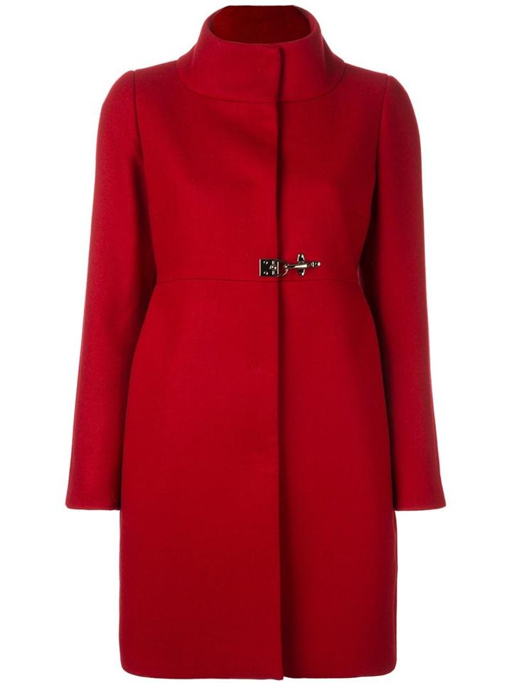 Fay Funnel Neck Midi Coat