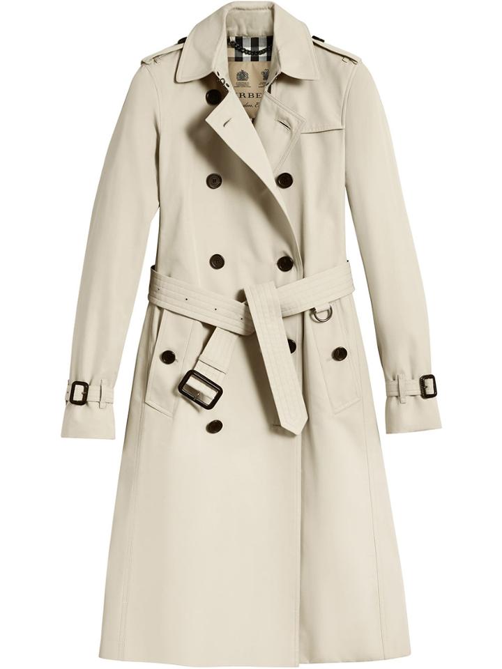 Burberry The Kensington - Extra-long Trench - Nude & Neutrals