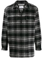 White Mountaineering White Mountaineering 3106flanelblkwht Blkwht -