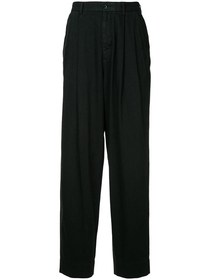 Minedenim High-waist Tailored Trousers - Black