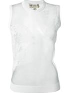 Emilio Pucci Embroidered Sheer Top