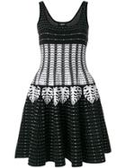 Dsquared2 Patterned Intarsia Dress - Black