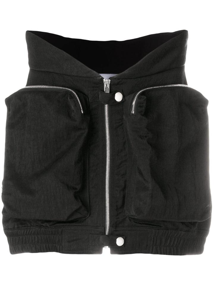 Courrèges High-waisted Skirt - Black