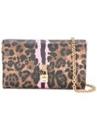 Leopard Print Clutch Bag - Women - Cotton - One Size, Brown, Cotton, Dolce & Gabbana