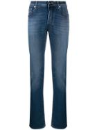 Jacob Cohen Logo Slim-fit Jeans - Blue