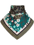 Fendi Ff Floral Foulard - Green