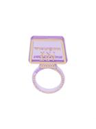 Theatre Products Transparent Logo Ring - Pink & Purple