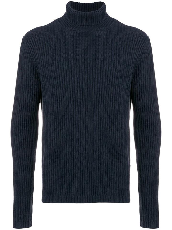 Rrd Turtleneck Ribbed Sweater - Blue