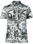 Jean Paul Gaultier Vintage Perforated Printed Shirt