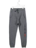 Kenzo Kids Ufo's Embroidered Track Pants, Boy's, Size: 14 Yrs, Grey