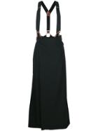 Jean Paul Gaultier Vintage Suspenders Skirt Trousers - Black