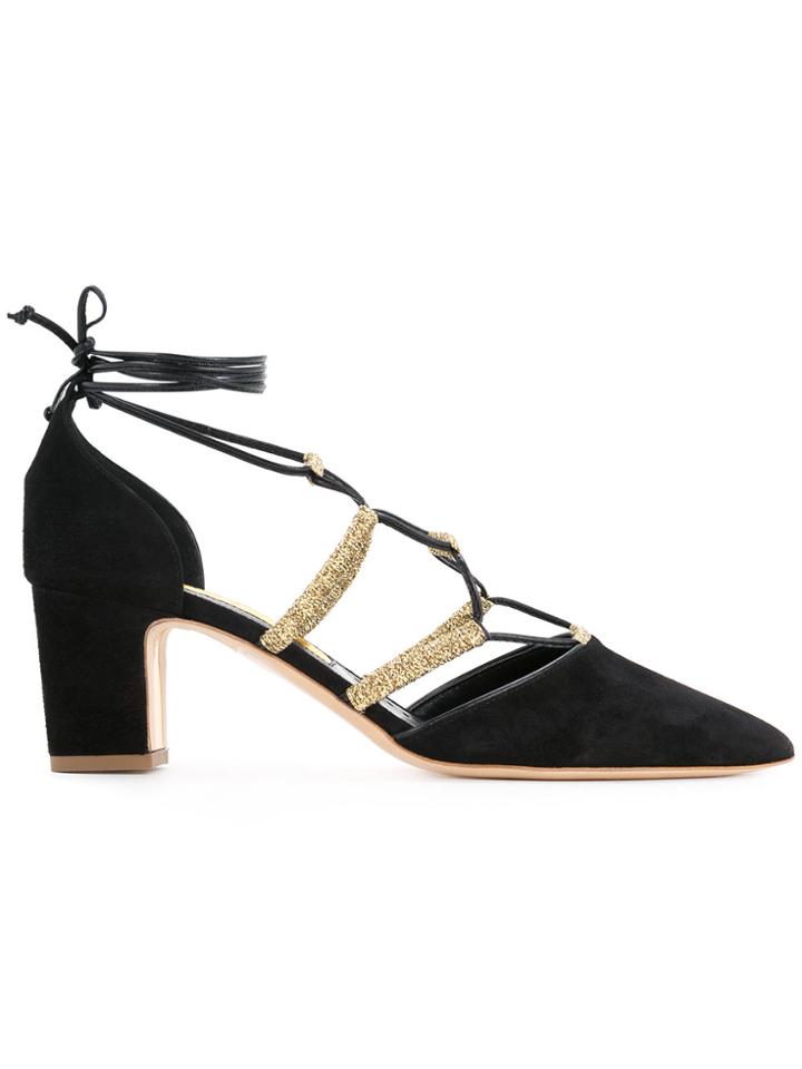 Rupert Sanderson Lace-up Pumps - Black