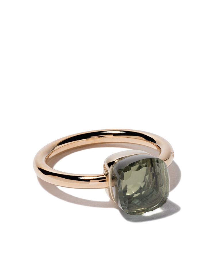 Pomellato 18kt Rose & White Small Nudo Prasiolite Ring - Unavailable