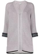 Kenzo V-neck Cardigan - Grey