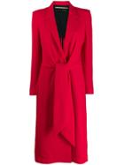 Roland Mouret Hollywell Coat - Red