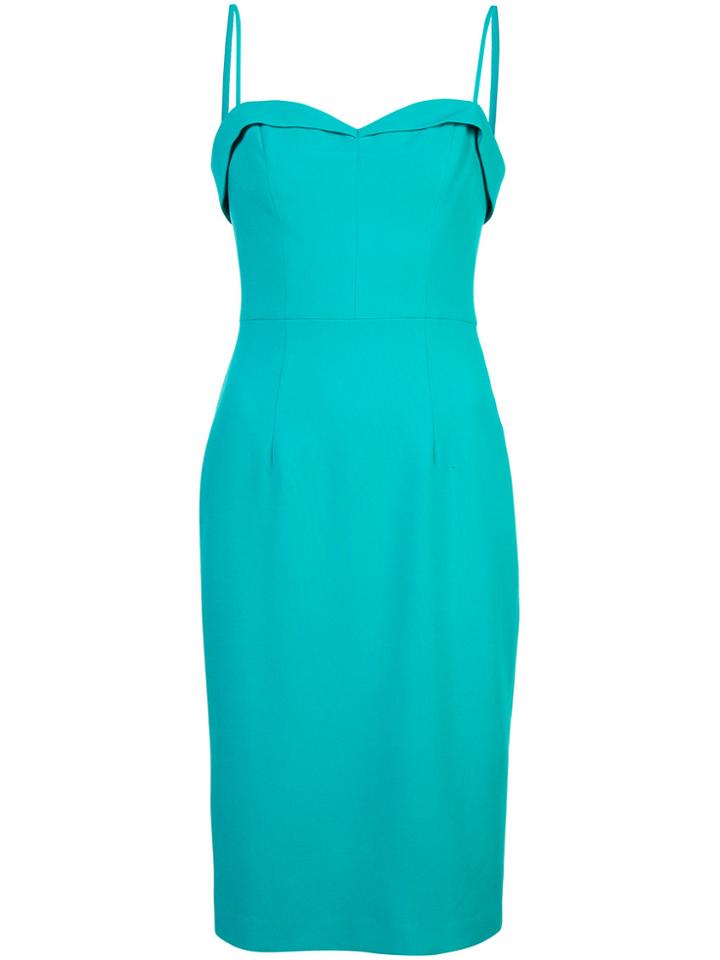 Black Halo Fitted Dress - Green