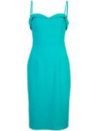 Black Halo Fitted Dress - Green