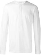 Low Brand Half Placket Tunic - White