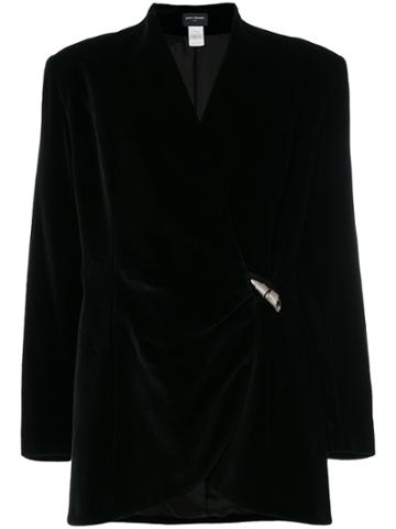 Paco Rabanne Vintage Wrap Jacket - Black