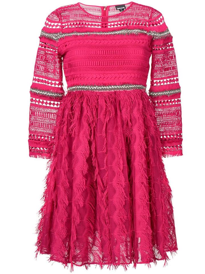 Just Cavalli Lace Mini Dress - Pink