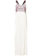 Pinko Embroidered Detail Dress - Nude & Neutrals