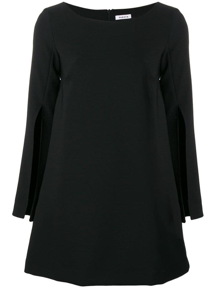 P.a.r.o.s.h. Mini Shift Dress - Black
