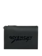 Givenchy Signature Logo Clutch - Black
