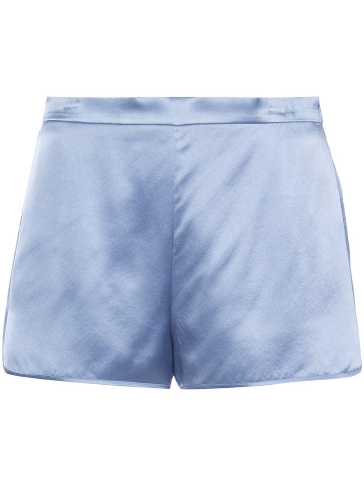 Fleur Du Mal Classic Fitted Shorts - Blue