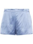 Fleur Du Mal Classic Fitted Shorts - Blue