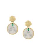 V Jewellery Gina Earrings - Metallic