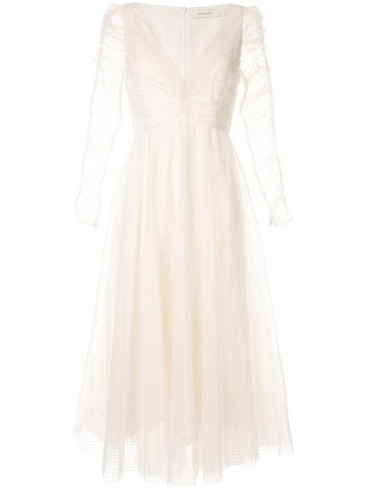 Zimmermann Ballet Flared Dress - White
