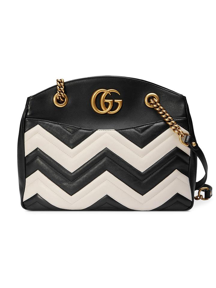 Gucci - Gg Marmont Matelassé Tote - Women - Silk/leather/metal - One Size, Women's, Black, Silk/leather/metal