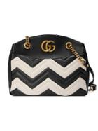 Gucci - Gg Marmont Matelassé Tote - Women - Silk/leather/metal - One Size, Women's, Black, Silk/leather/metal