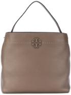 Tory Burch Mcgraw Triple Compartment Tote Bag - Brown