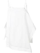 3.1 Phillip Lim Flared Asymmetric Top - White