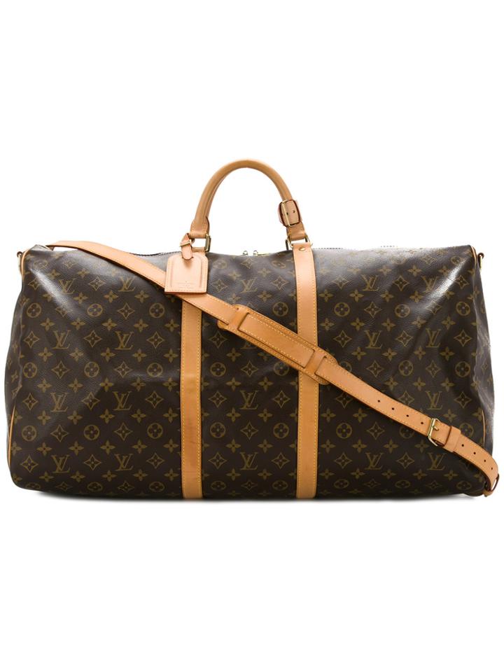 Louis Vuitton Vintage Keepall 60 Bandouliere Holdall - Brown