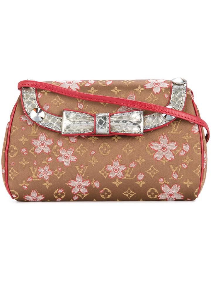 Louis Vuitton Vintage Cherry Blossom Griotte Shoulder Bag - Brown