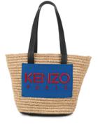 Kenzo Logo Tote Bag - Neutrals