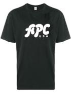 A.p.c. Printed Logo T-shirt - Black
