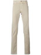 Jacob Cohen Straight-leg Trousers, Men's, Size: 36, Grey, Cotton/lyocell/spandex/elastane