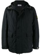 Stone Island Hooded Water-resistant Jacket - Black