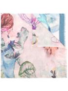Philipp Plein Square Scarf - Pink