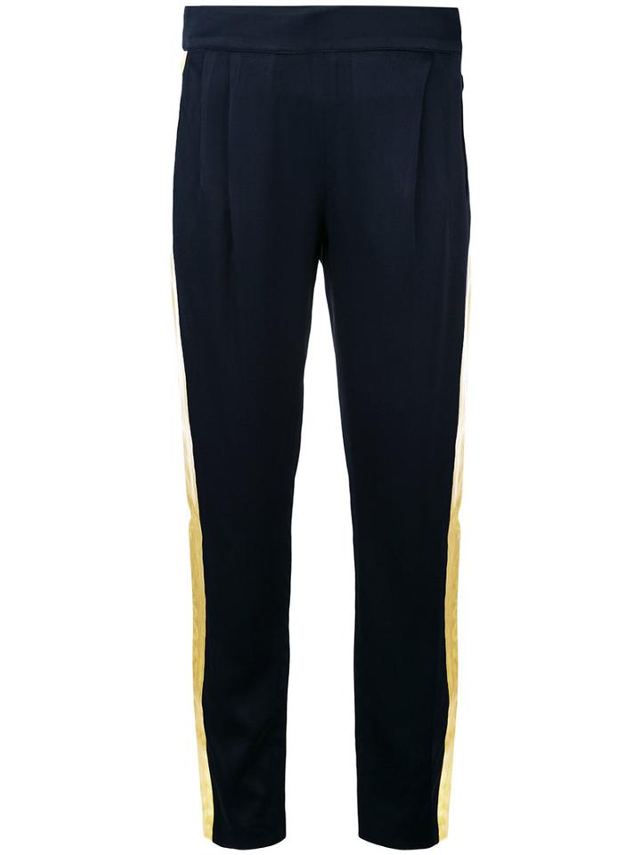 Tuxedo Trousers - Women - Acetate/viscose - Xs, Blue, Acetate/viscose, Each X Other