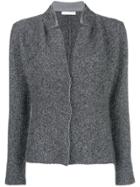 Fabiana Filippi Long-sleeve Fitted Cardigan - Grey