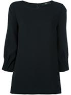 Steffen Schraut Scoop-neck Blouse, Women's, Size: 36, Black, Polyester