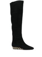 Giuseppe Zanotti Animal Heel Boots - Black