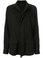 Y's Drawstring Waist Jacket - Black